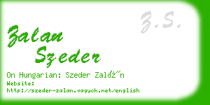 zalan szeder business card